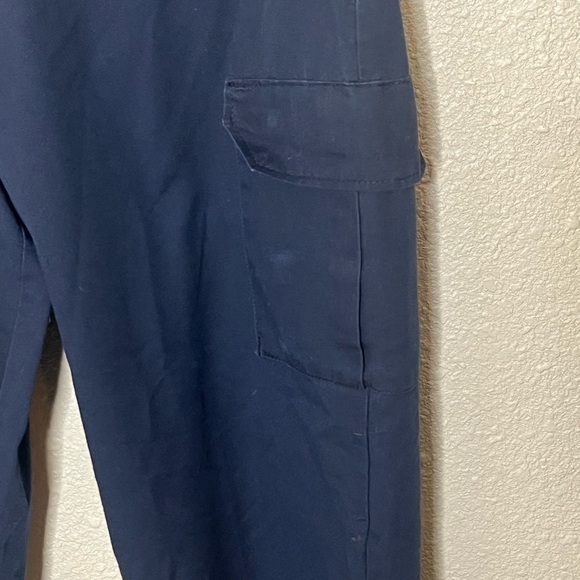 Softwill Blue Cargo Work Pants Sz 34 X 32 - Picture 3 of 5